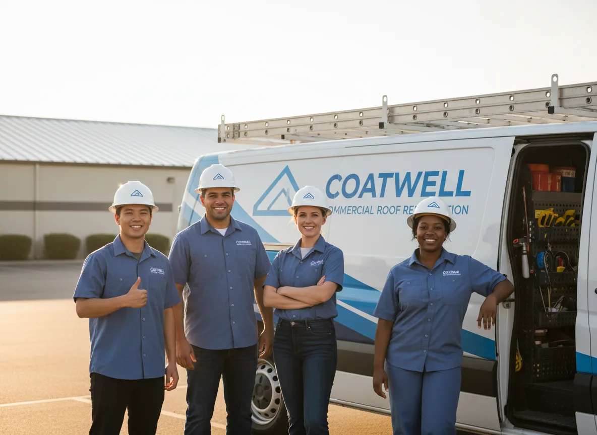 Commercial roof coating company in Farina, IL